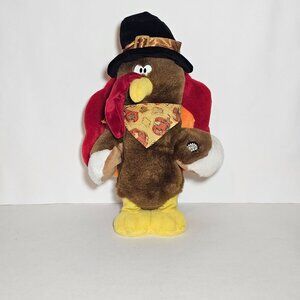Dan Dee Thanksgiving Turkey Time Trot Plush Animated Sing & Dance Hop and Bop